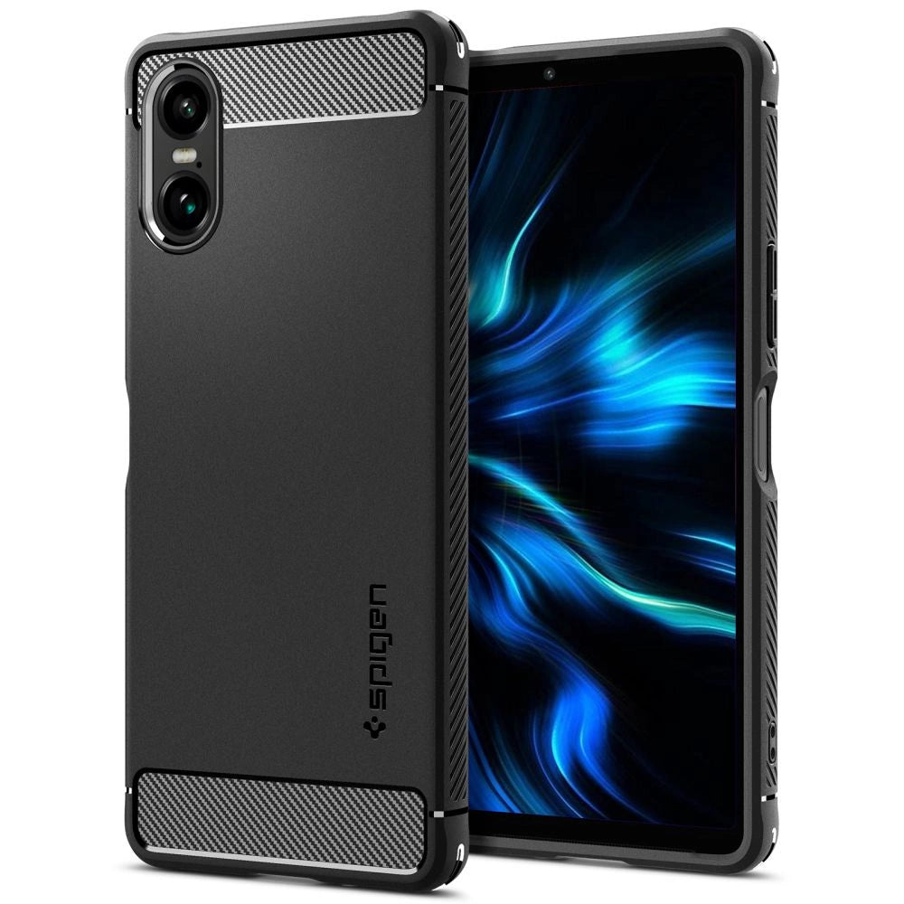 Spigen Rugged Armor Case til Sony Xperia 10 VI - Matte Black