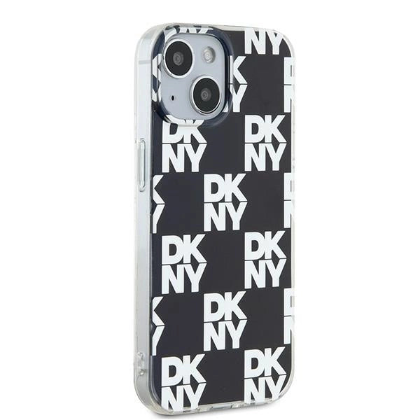 DKNY IML Checkered Mono Pattern case for iPhone 15 / 14 / 13 - black