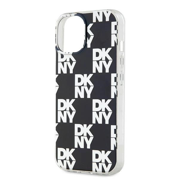 DKNY IML Checkered Mono Pattern case for iPhone 15 / 14 / 13 - black