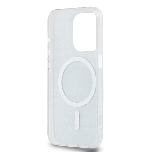 DKNY IML Mono & Stripe MagSafe case for iPhone 15 Pro Max - blue