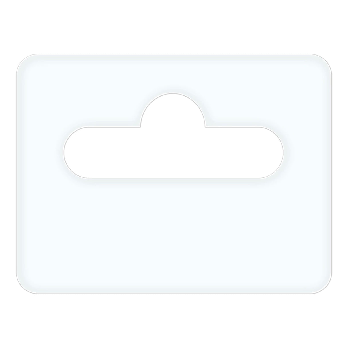 Euro-pendel 35 mm x 47 mm med gummilim 1000 stykker pr. rulle (0,35 folie)