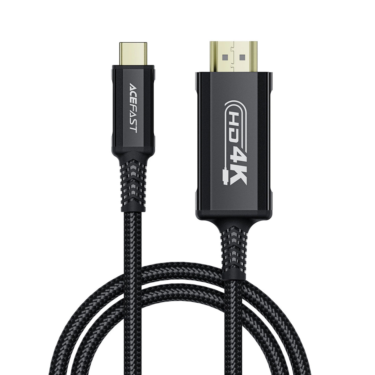 Acefast C1 USB-C/HDMI Videokabel 4K 60Hz HDR 1,8 m - sort