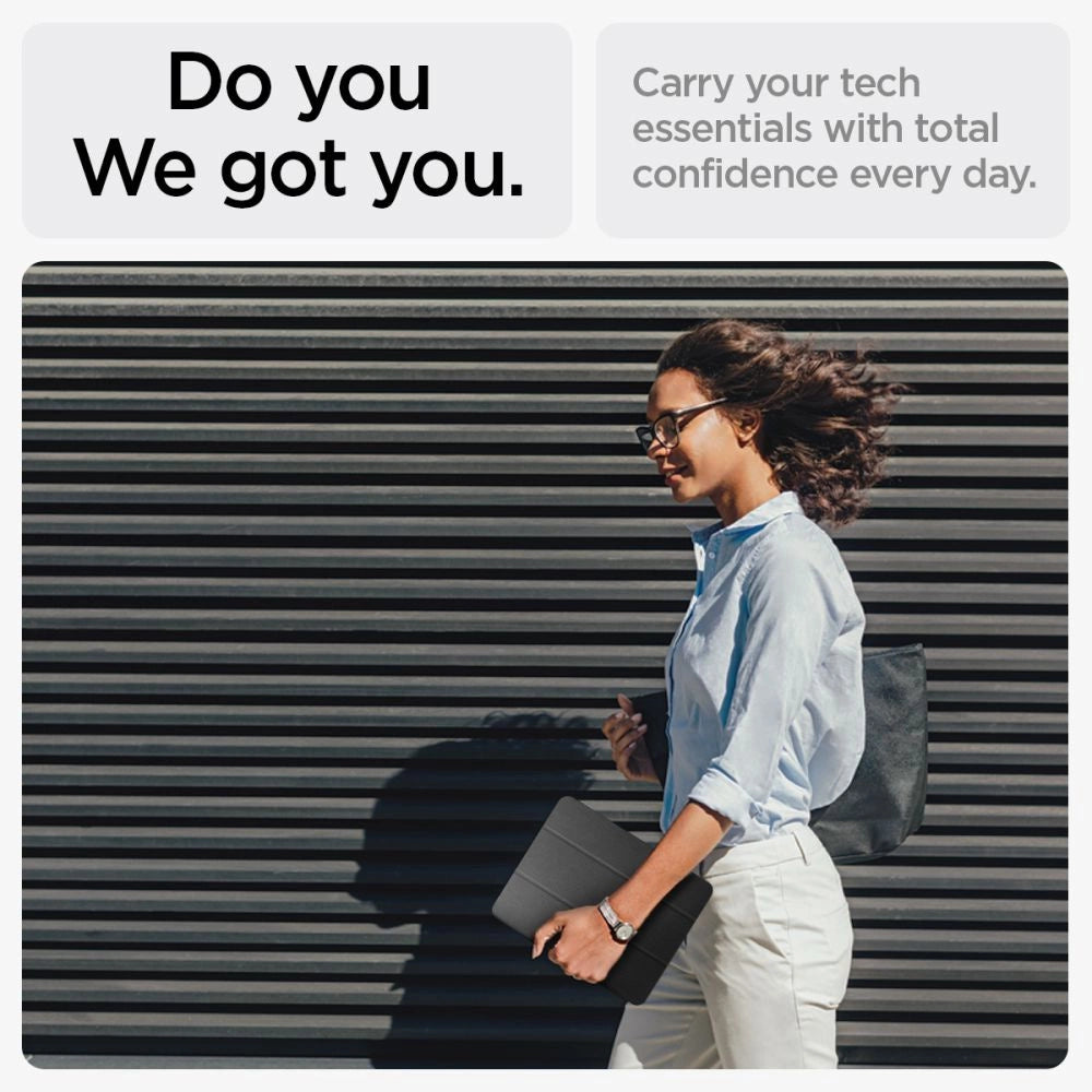 Spigen Urban Fit Case til iPad Air 10.9 4/5 2020-2022 / 11.6 2024 - sort