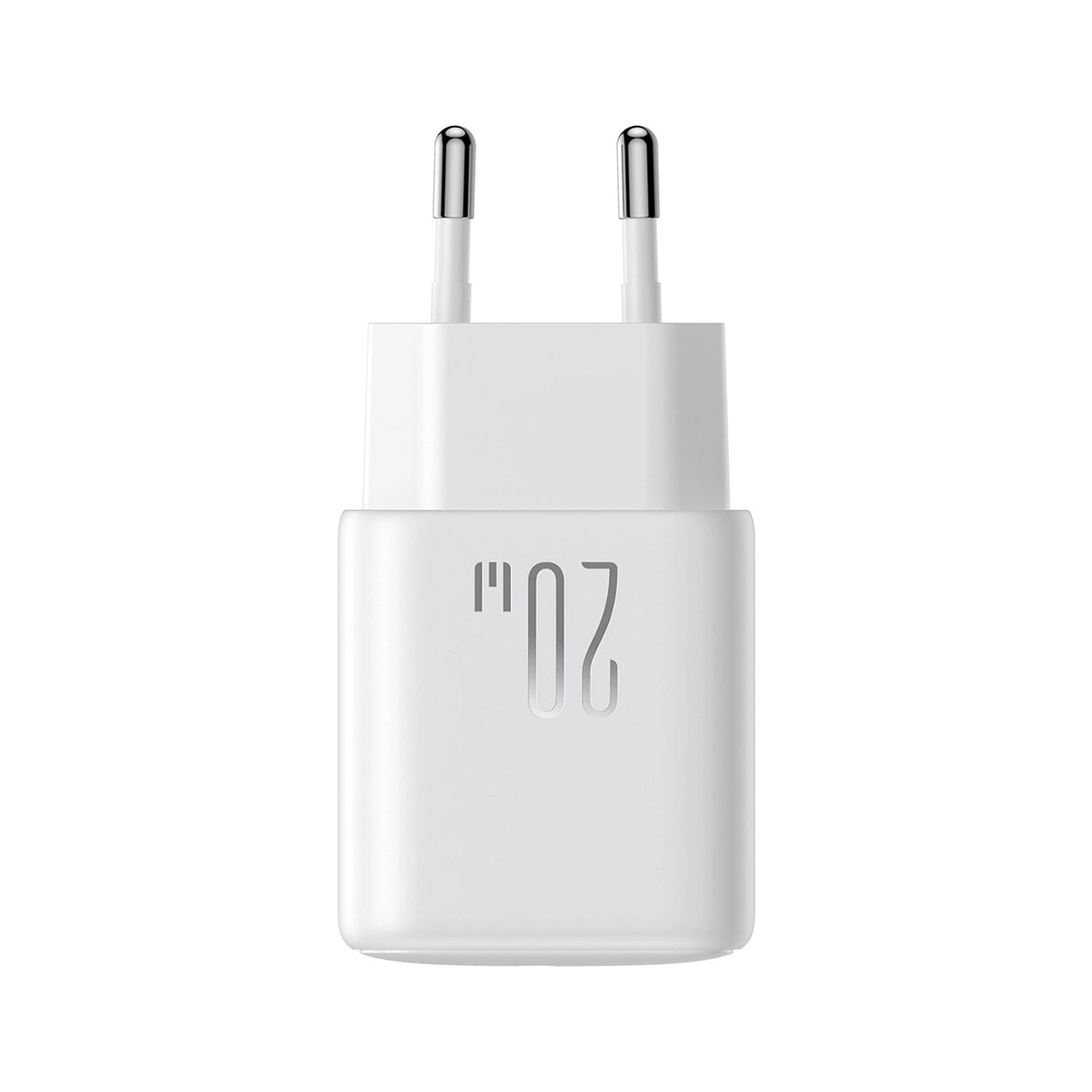 Joyroom JR-TCF20 USB-C PD 20W netværksoplader - hvid + USB-C / USB-C kabel 1m