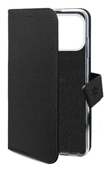 Celly WALLYMAG mobiltelefon etui 16 cm (6.3") Tegnebogsetui Sort