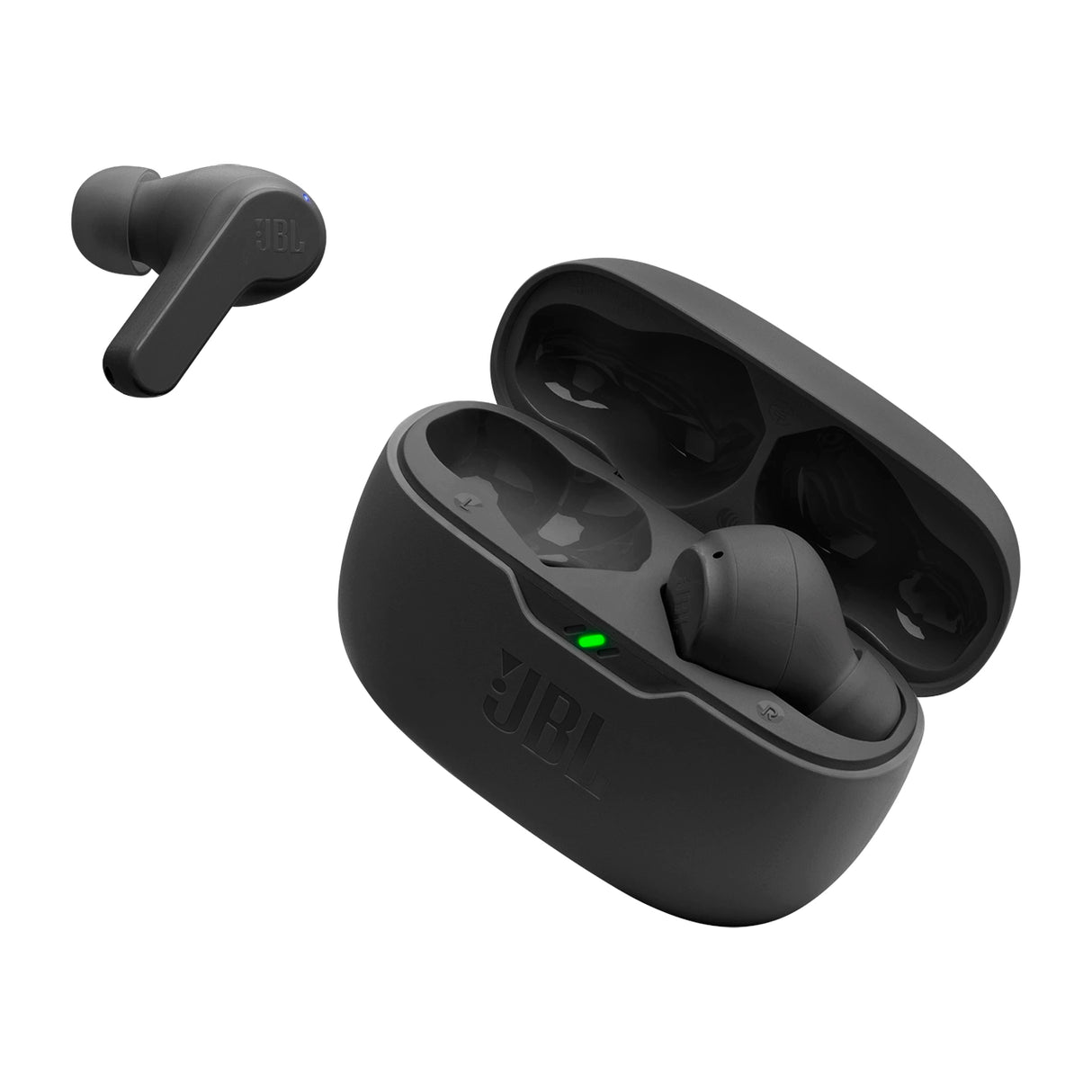 JBL Wave Beam trådløse in-ear hovedtelefoner Bluetooth 5.2 IP54 IPX2 - sort