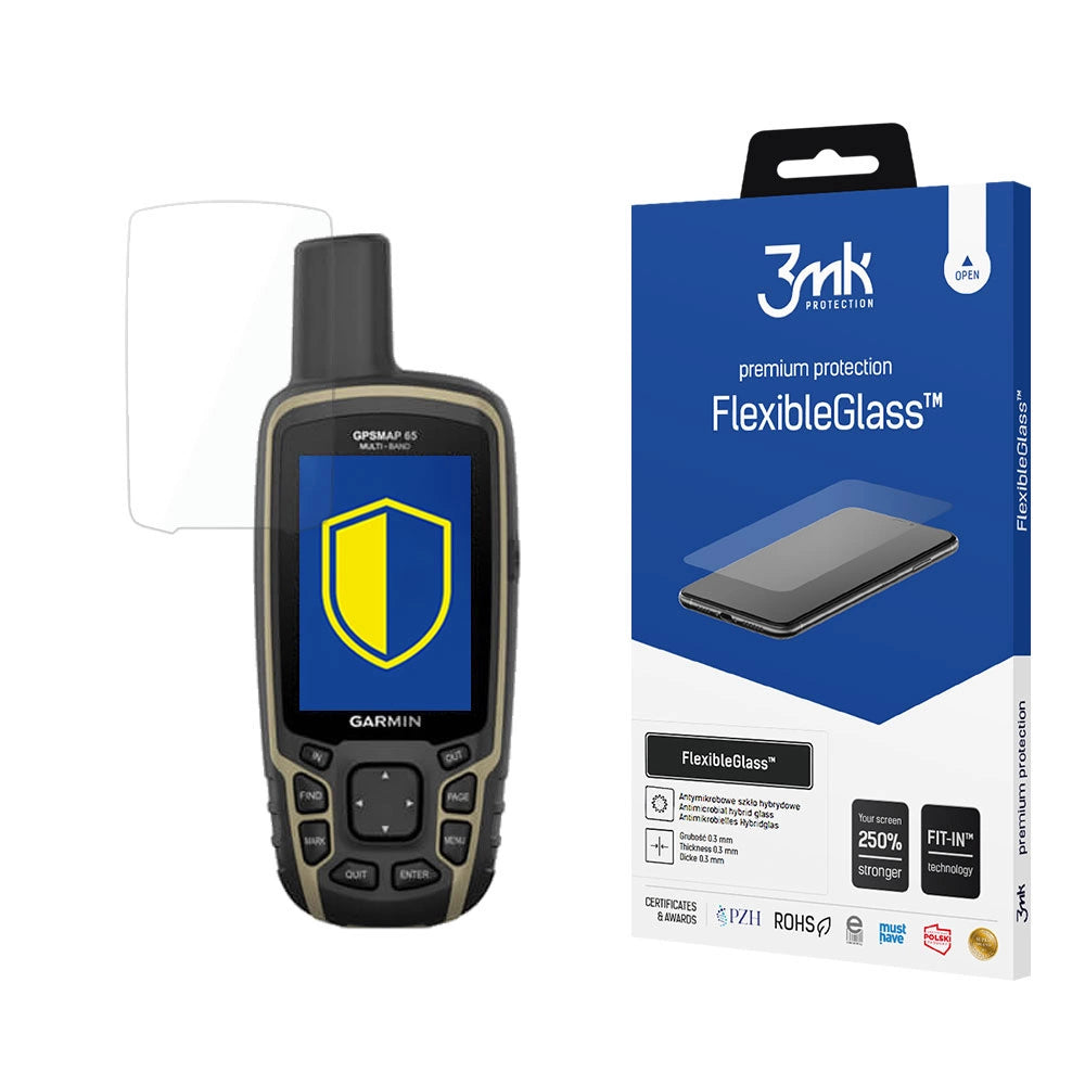3mk FlexibleGlassTM hybridglas til Garmin GPSMap 65