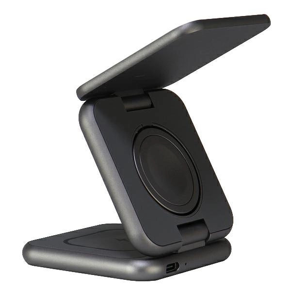 Audi Big Logo sammenklappelig induktiv oplader 3in10 - grå