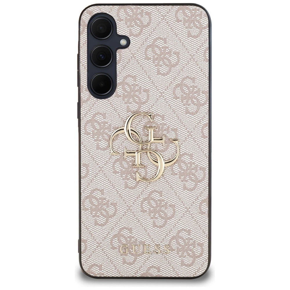 Guess 4G Big Metal Logo-hylster til Samsung Galaxy A35 - pink