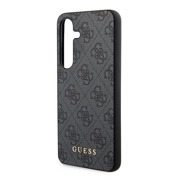 Guess 4G Metal Gold Logo case for Samsung Galaxy A35 - black