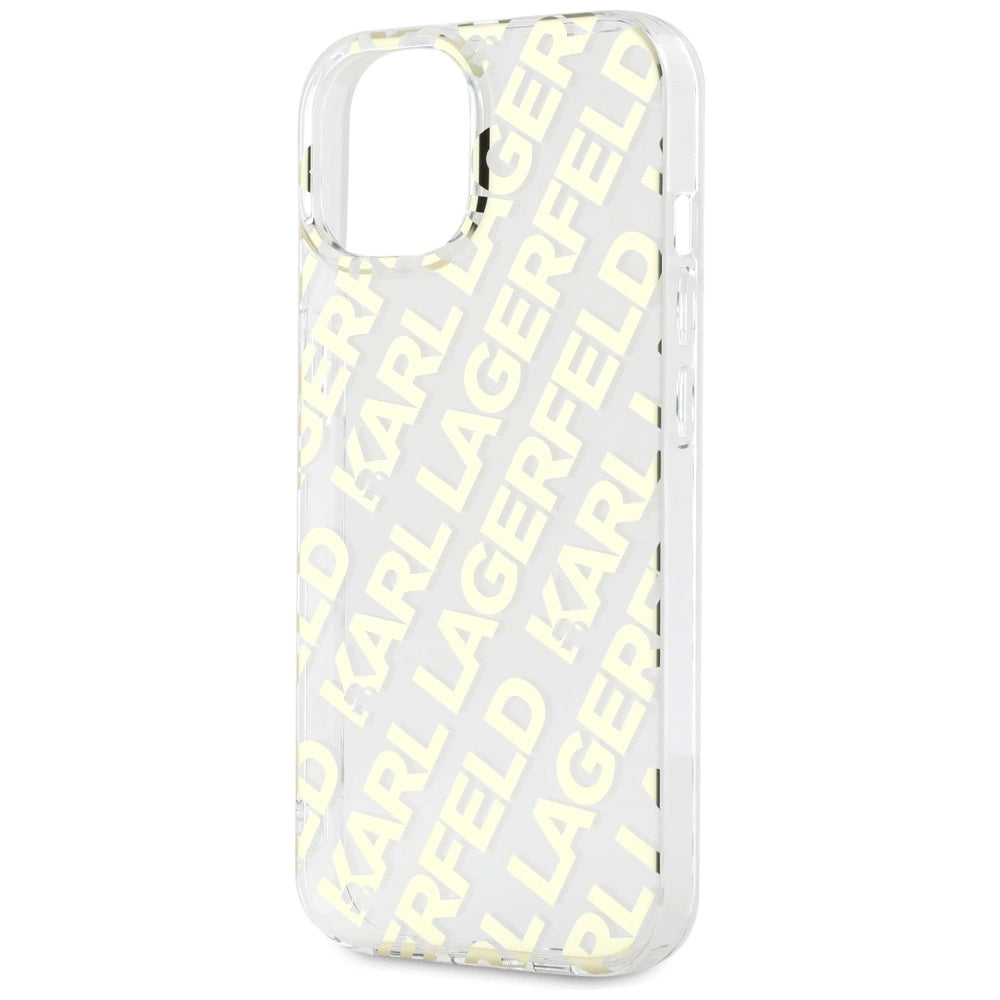 Karl Lagerfeld IML Fullover Logo case for iPhone 15 / 14 / 13 - gold