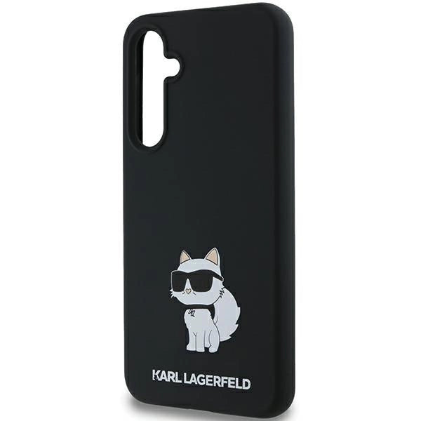 Karl Lagerfeld Silicone Choupette case for Samsung Galaxy A35 - black