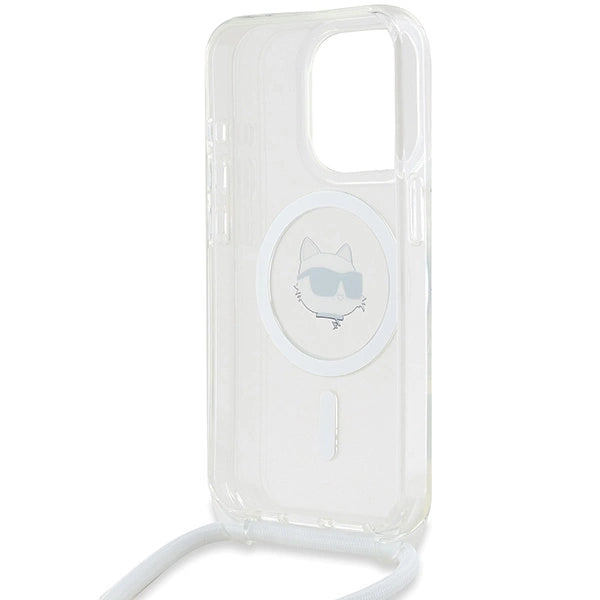 Karl Lagerfeld IML Choupette Head & Cord MagSafe case for iPhone 14 Pro Max - transparent