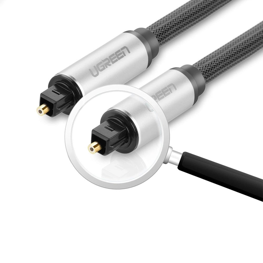 Ugreen AV108 10540 optisk Toslink/SPDIF-kabel 2m - grå