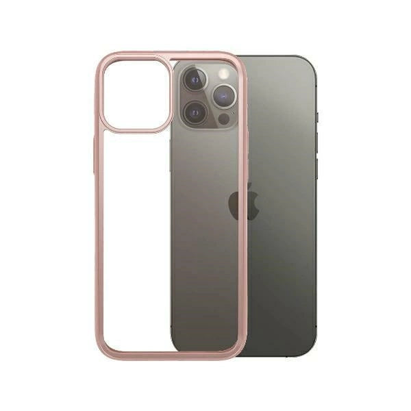 PanzerGlass ClearCase til iPhone 12 Pro Max - gennemsigtig og lyserød