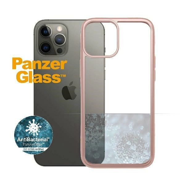 PanzerGlass ClearCase til iPhone 12 Pro Max - gennemsigtig og lyserød