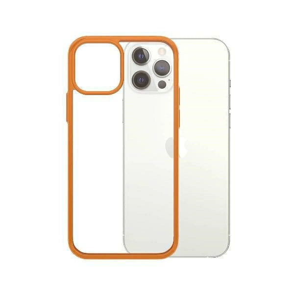 PanzerGlass ClearCase til iPhone 12 / 12 Pro - gennemsigtig orange