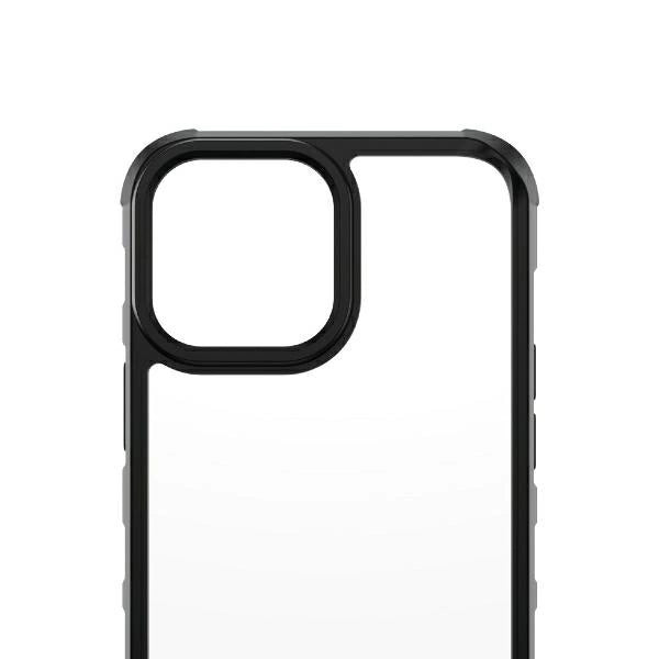 PanzerGlass ClearCase antibakteriel Military Grade certificeret sag til iPhone 13 Pro Max - gennemsigtig og sort