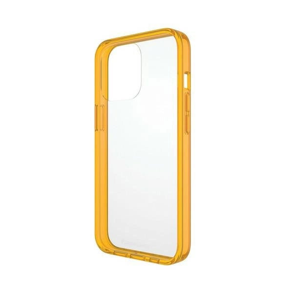 PanzerGlass ClearCase Antibakteriel Military Grade Certified Case til iPhone 13 Pro - Gult gennemsigtigt
