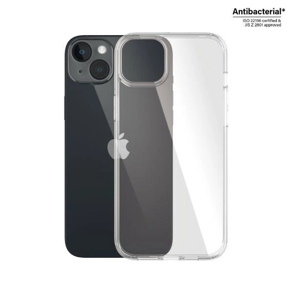 PanzerGlass HardCase Antibakteriel Military Grade Certified Case til iPhone 14 Plus / 15 Plus - Gennemsigtig