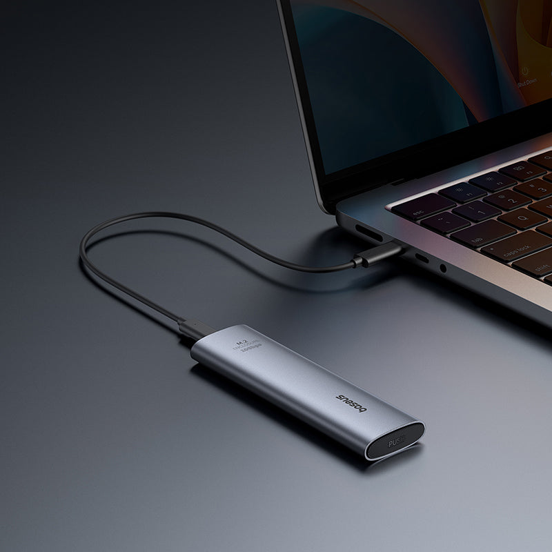 Baseus FlyJoy M.2 NVMe 10Gb/s SSD Caddy - Grå