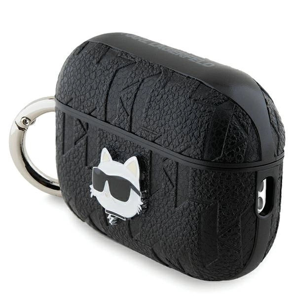 Karl Lagerfeld Monogram Choupette Head case for AirPods Pro 2 - black