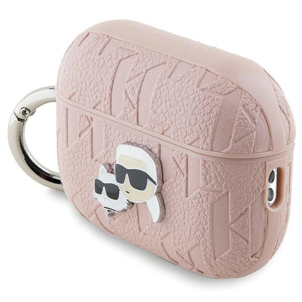 Karl Lagerfeld Monogram Karl & Choupette Head case for AirPods Pro 2 - pink