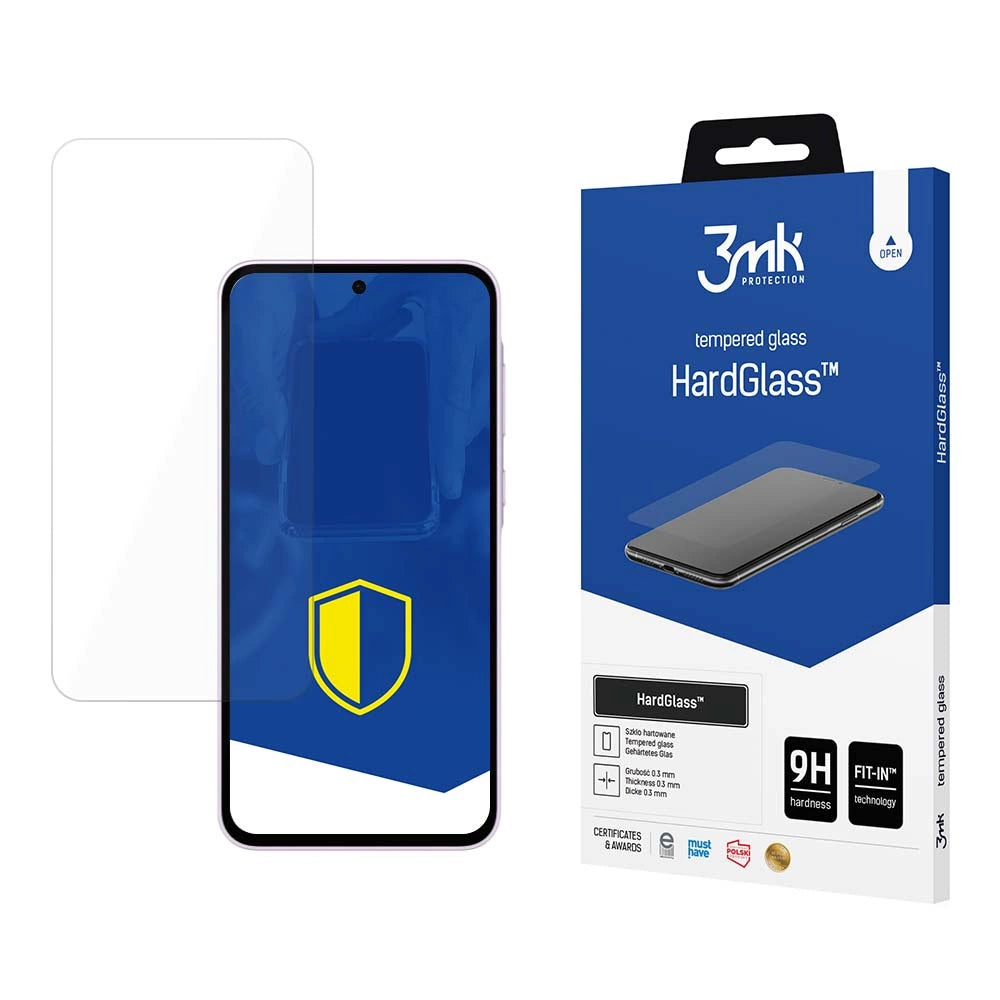 Hærdet glas 9H 3mk HardGlassTM til Samsung Galaxy A35 / A55 5G