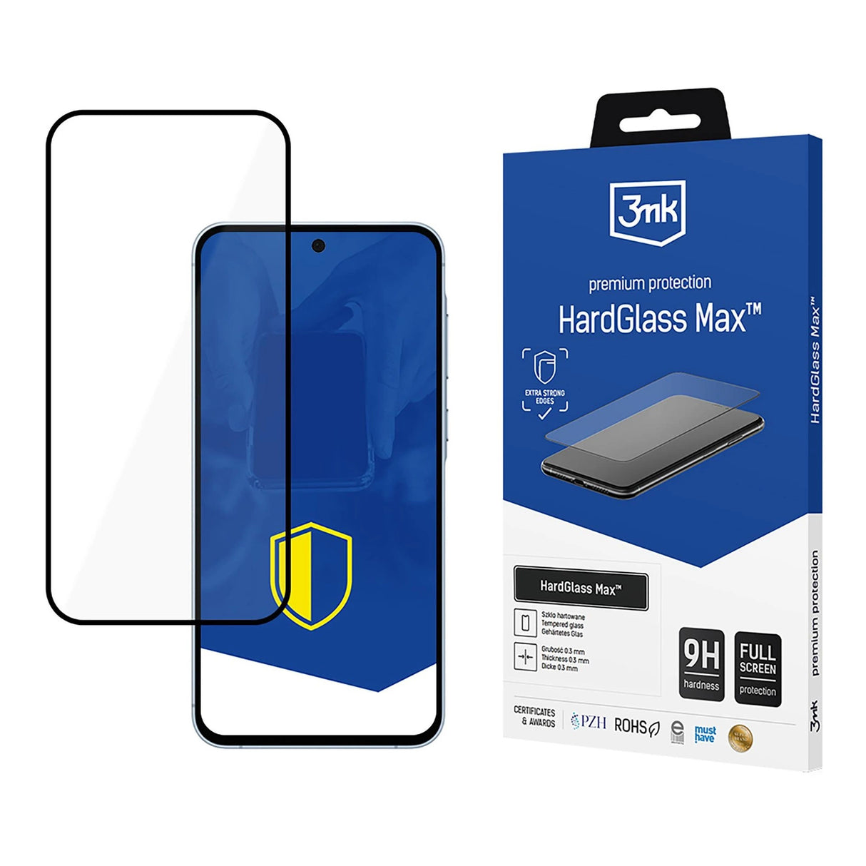 9H 3mk HardGlass MaxTM glas til Samsung Galaxy A55 5G