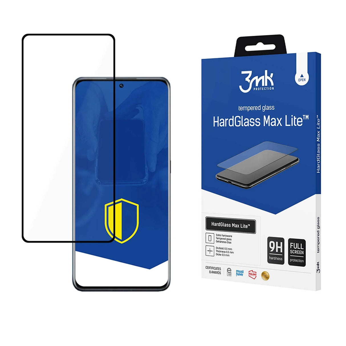 9H 3mk HardGlass Max LiteTM Glas til Xiaomi 12/12X