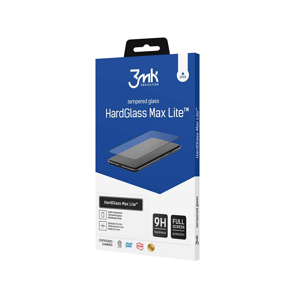 9H 3mk HardGlass Max LiteTM Glas til Samsung Galaxy A10