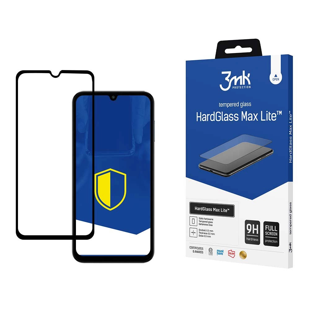 9H 3mk HardGlass Max LiteTM glas til Samsung Galaxy M15 5G