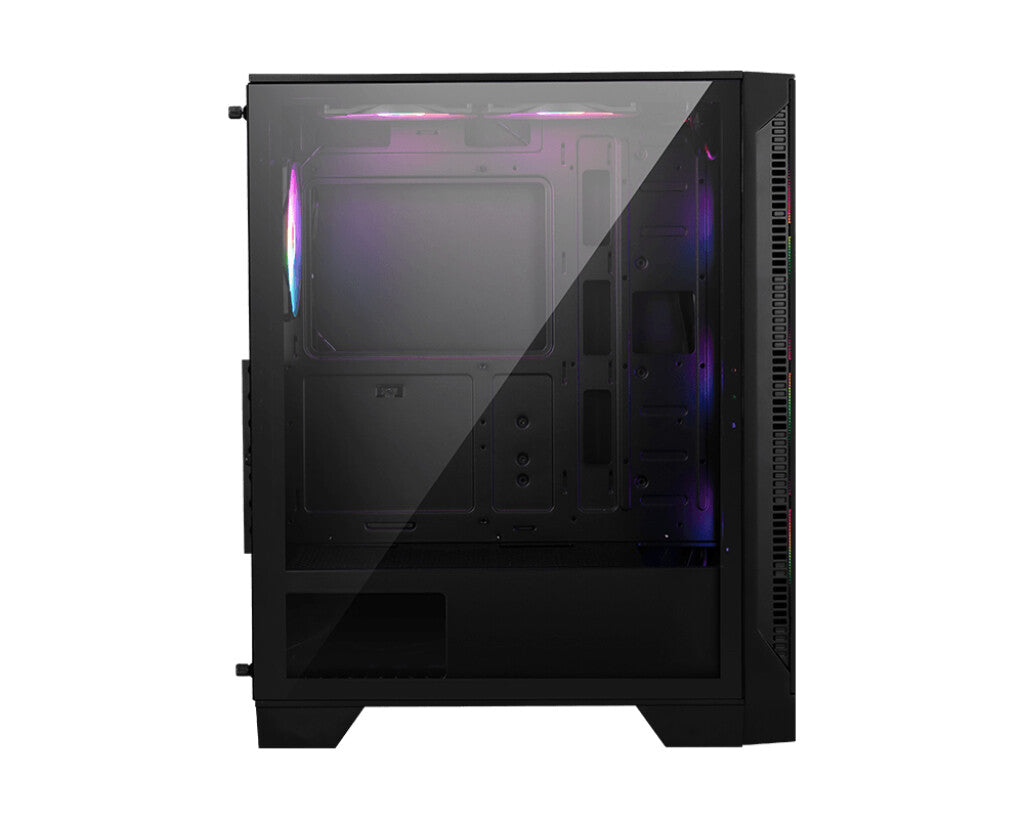 MSI MAG Forge 120A AIRFLOW Midi Tower Sort, Transparent