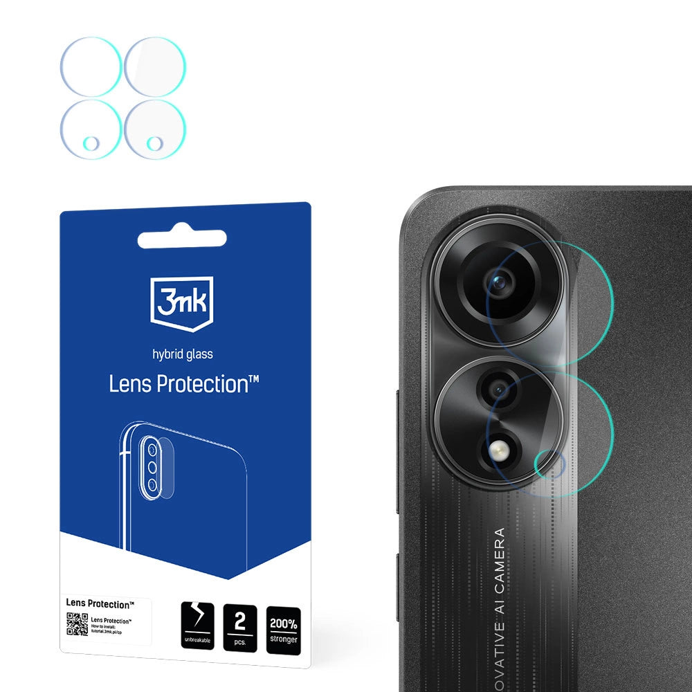 3mk Lens ProtectionTM hybridkameraglas til Oppo A78 5G