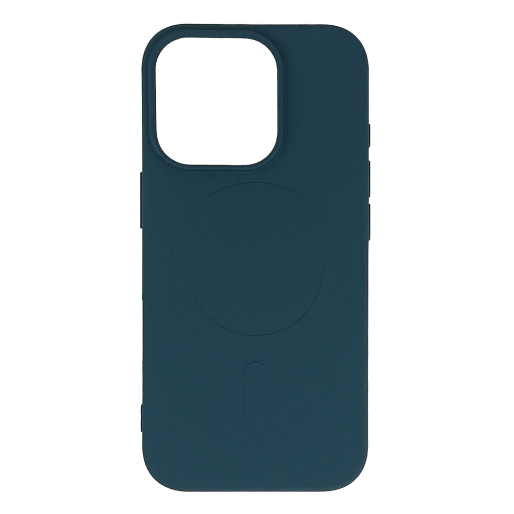 Flydende Silikon Case MagSafe til iPhone 16 Pro - mørk blå