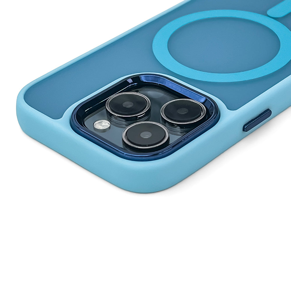 Magnetic Collection MagSafe-hylster til iPhone 16 - lysblå