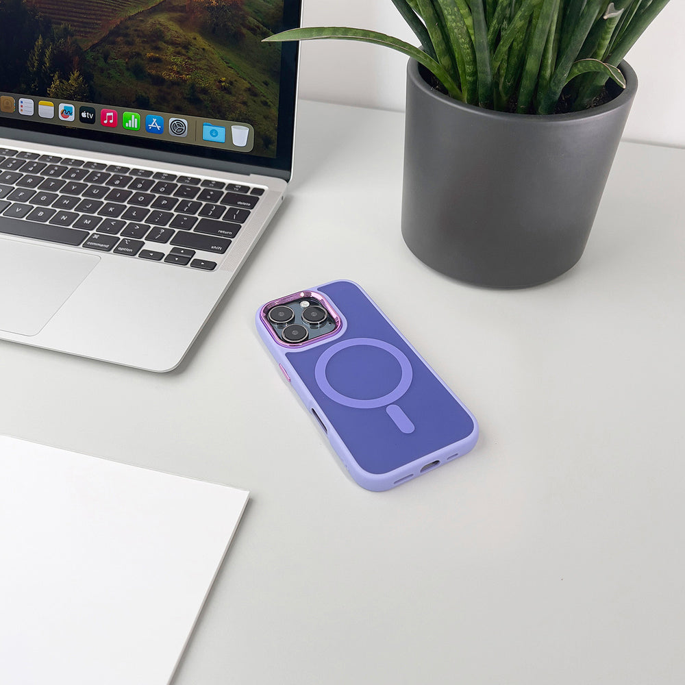 Magnetisk samling MagSafe iPhone 16 Pro Max Case - Purple