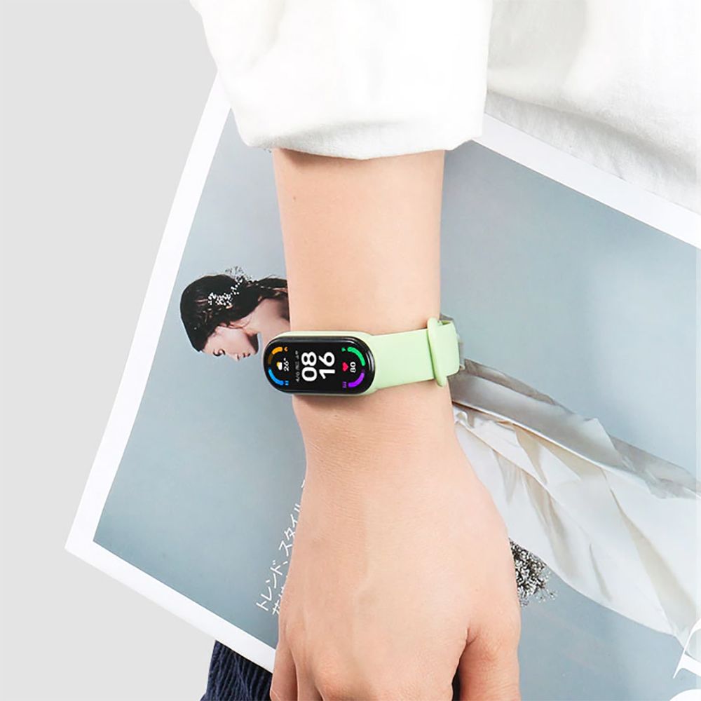 Tech-Protect IconBand Strap til Xiaomi Mi Smart Band 5 / 6 / 7 / NFC - sort
