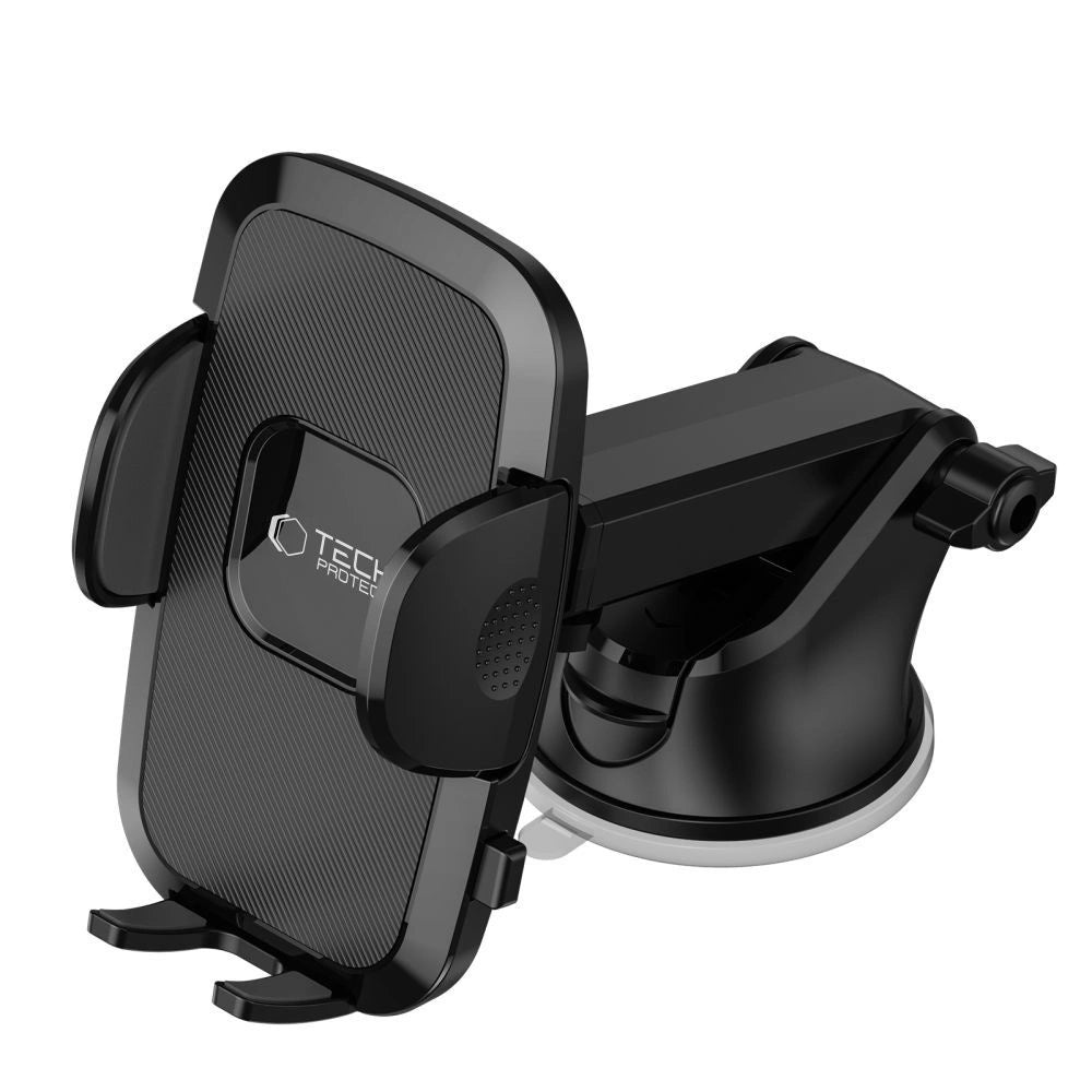 Tech-Protect V3 Car Phone Holder for Windshield/Cockpit - Black