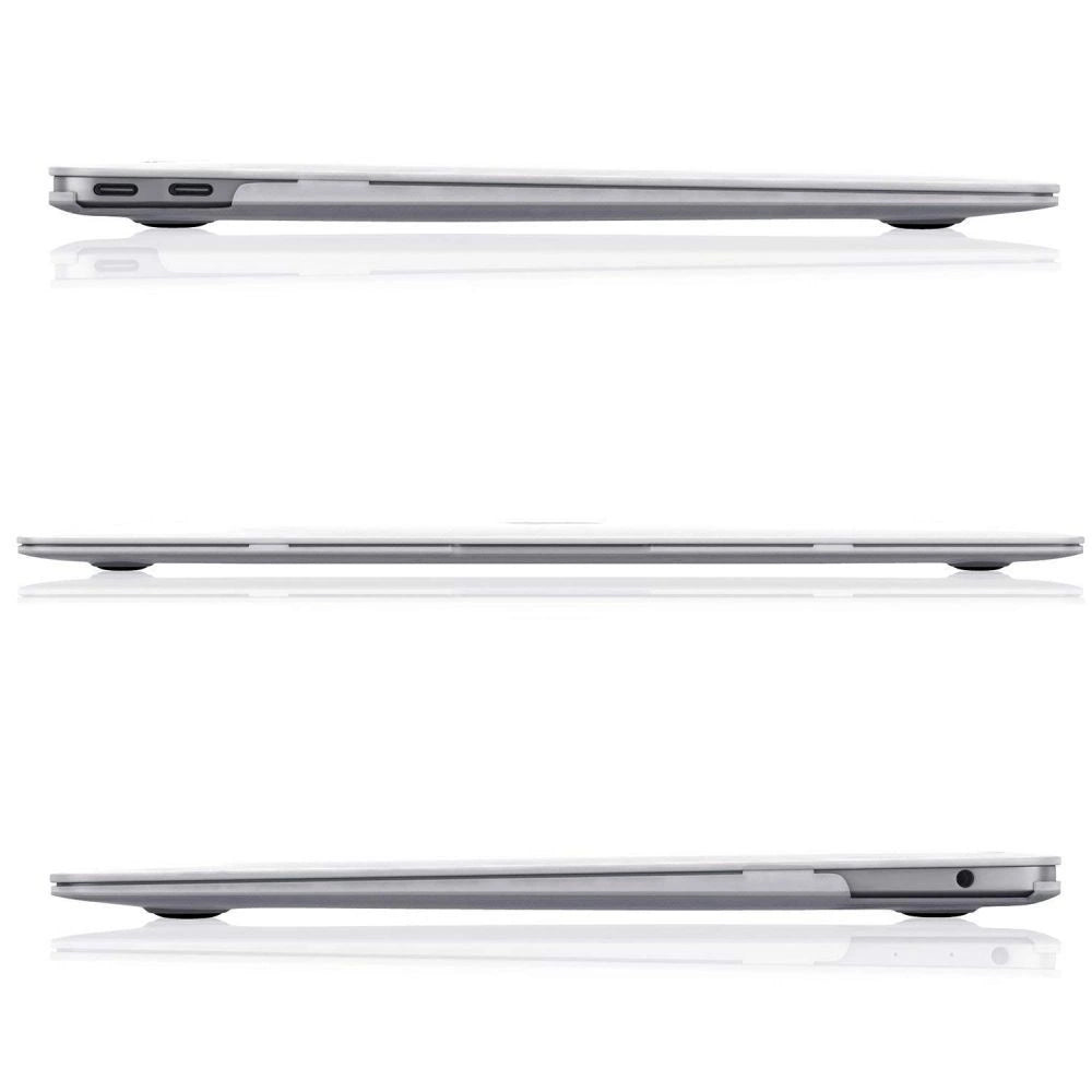 Tech-Protect SmartShell Case til MacBook Air 13" M2 / M3 / 2022-2024 - Gennemsigtig