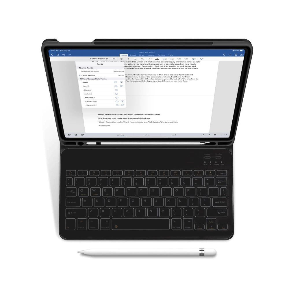 Tech-Protect SC Pen + Keyboard Case with Keyboard for iPad 10.9" 2022 - Black