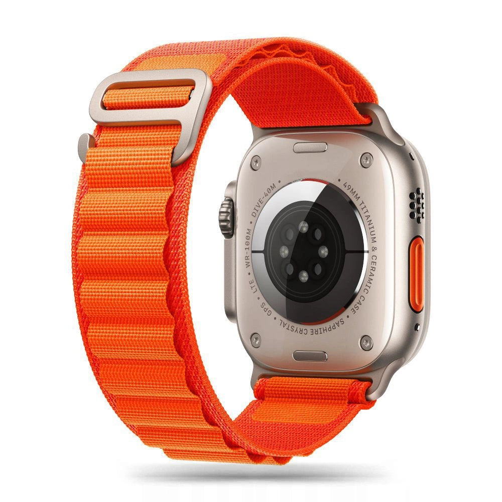 Tech-Protect Nylon Pro Strap til Apple Watch 4 / 5 / 6 / 7 / 8 / 9 / SE / Ultra 1 / 2 (42/44/45/49 mm) - Orange