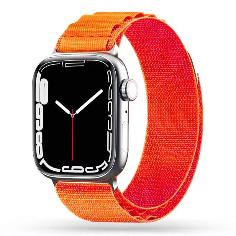 Tech-Protect Nylon Pro Strap til Apple Watch 4 / 5 / 6 / 7 / 8 / 9 / SE / Ultra 1 / 2 (42/44/45/49 mm) - Orange