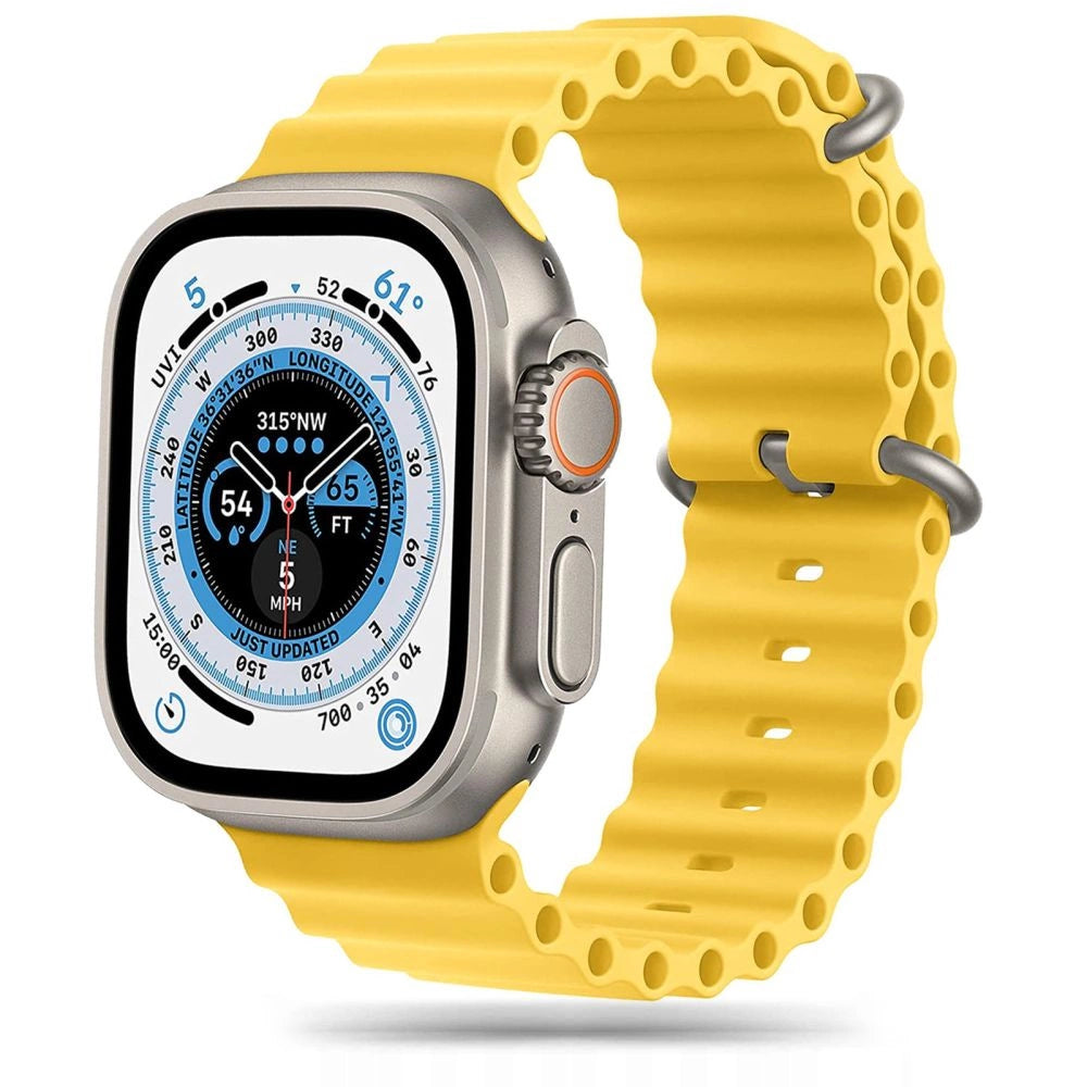Tech-Protect IconBand Pro Strap til Apple Watch 4 / 5 / 6 / 7 / 8 / 9 / SE / Ultra 1 / 2 (42/44/45/49 mm) - Gul