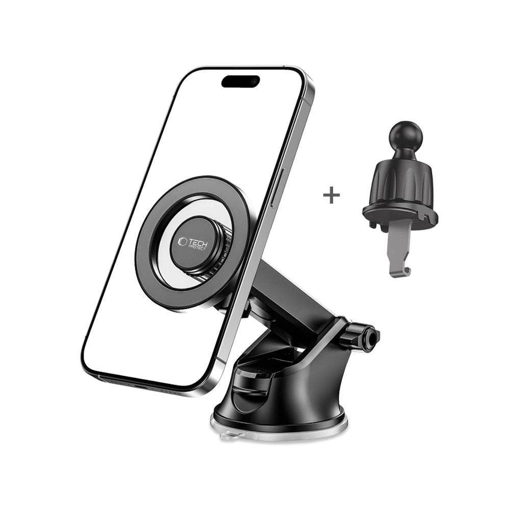 Tech-Protect N51 MagSafe biltelefonholder til cockpit/luftventil - sort