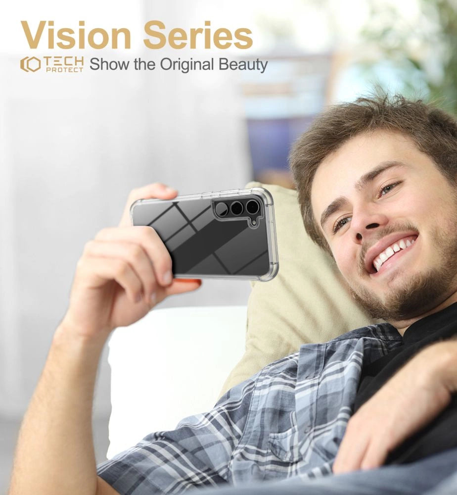 Tech-Protect Kevlar Case til Samsung Galaxy S23+ - Gennemsigtig