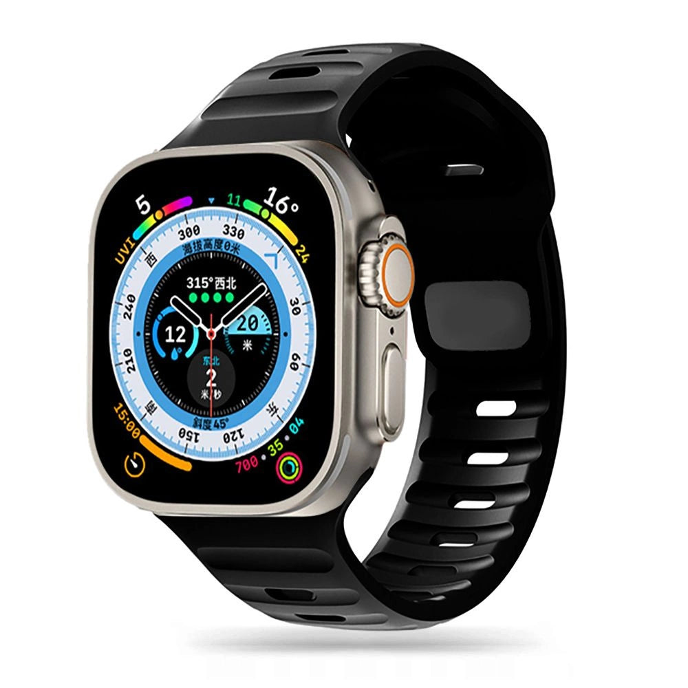 Tech-Protect IconBand Line til Apple Watch 4 / 5 / 6 / 7 / 8 / 9 / SE / Ultra 1 / 2 (42/44/45/49 mm) - sort