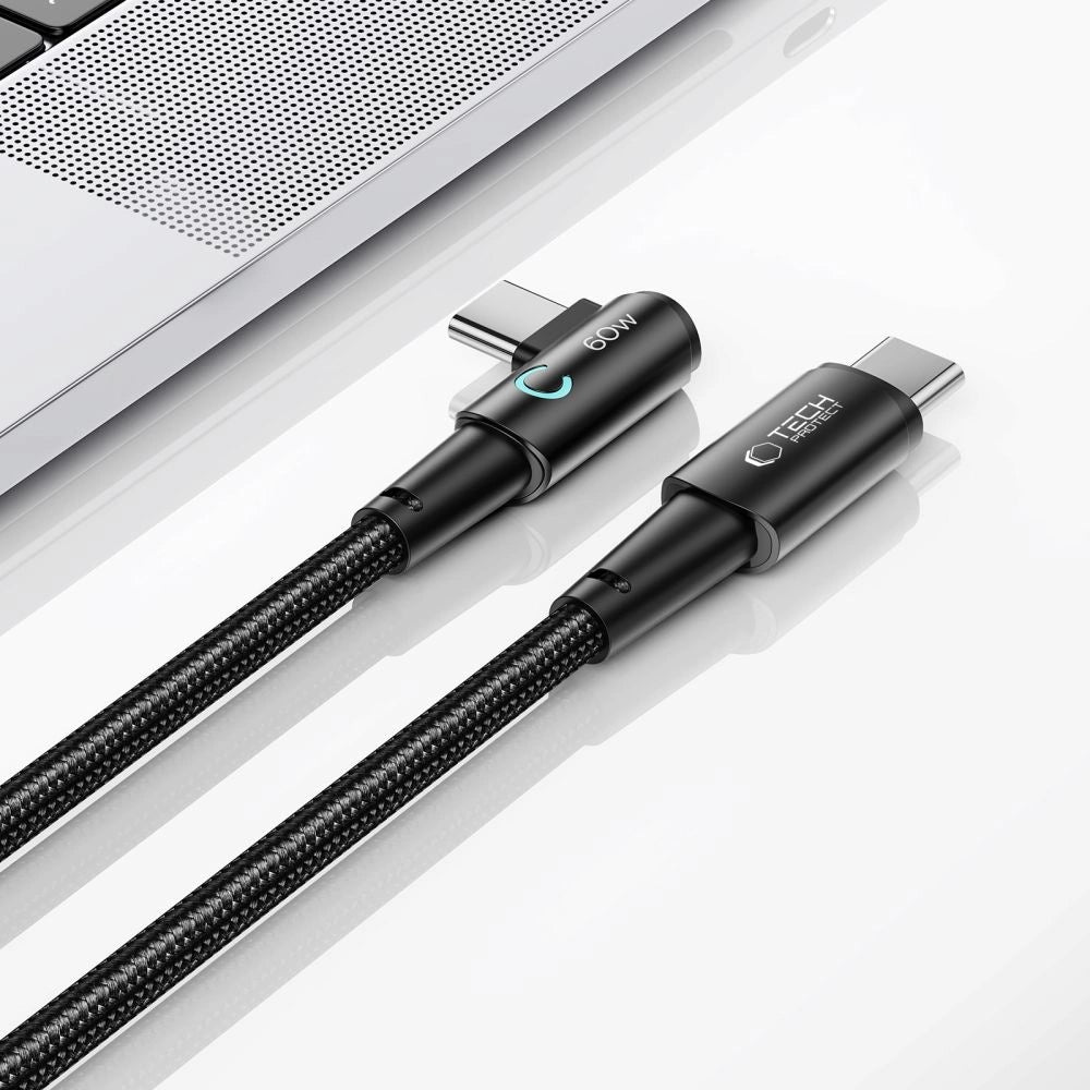 Tech-Protect UltraBoost L USB-C / USB-C 60W 6A Kabel 1m - Grå