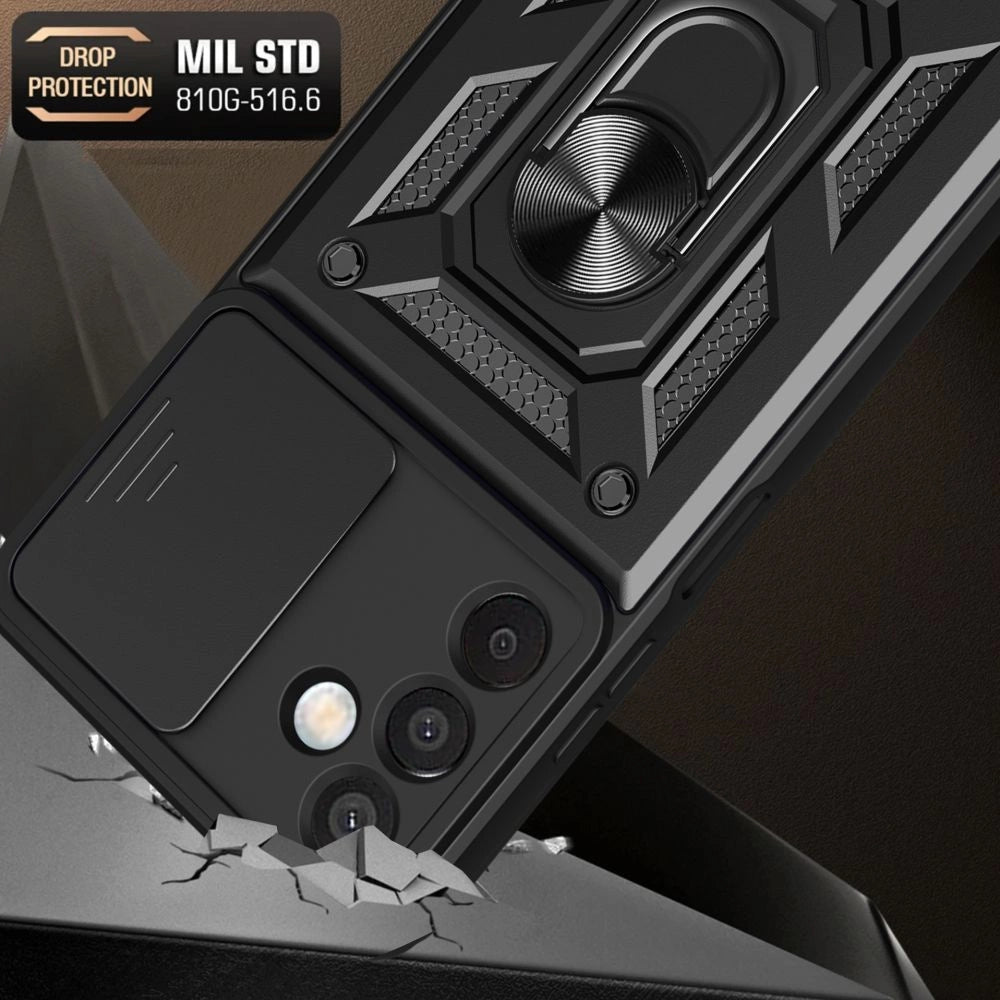 Tech-Protect CamShield Pro Case til Samsung Galaxy M15 5G - sort