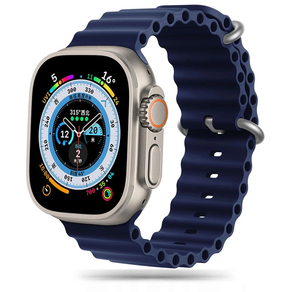 Tech-Protect IconBand Pro Strap til Apple Watch 4 / 5 / 6 / 7 / 8 / 9 / SE / Ultra 1 / 2 (42/44/45/49 mm) - Navy Blue